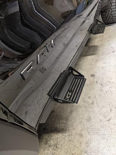 ICI Aluminum Side Steps with Compatible 2019-2022 Dodge Ram 1500 Crew Cab: Alumilite Step Rails