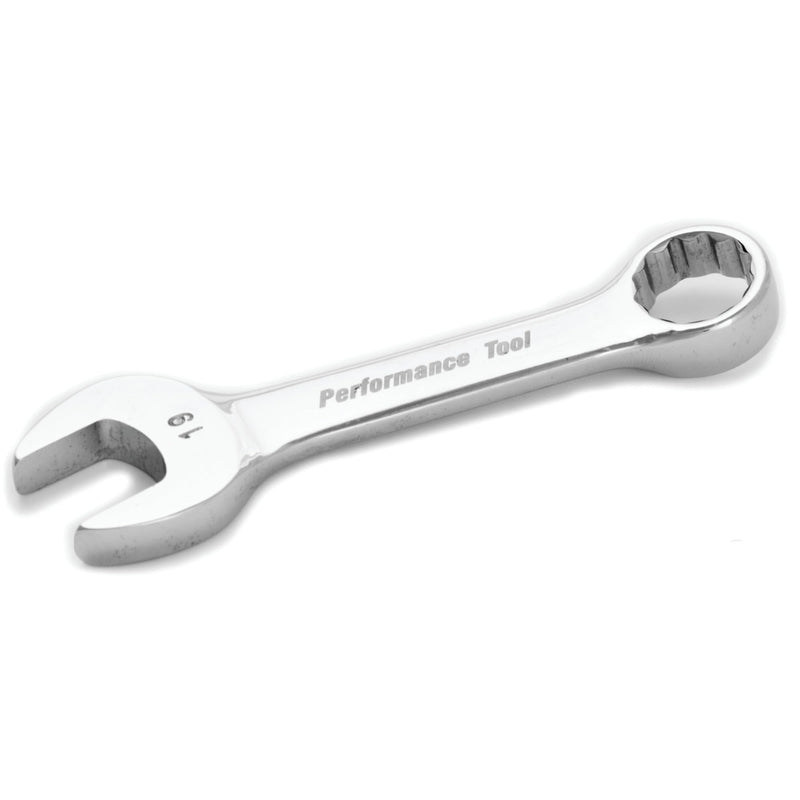 19mm Performance Tool Stubby Combo Wrench