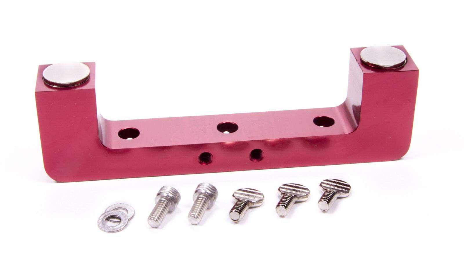 ProForm Magnetic Deck Bridge, Up to 4-1/2 in Bores, Aluminum, Red Anodized, Each