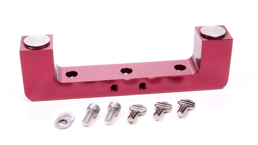 ProForm Magnetic Deck Bridge, Up to 4-1/2 in Bores, Aluminum, Red Anodized, Each
