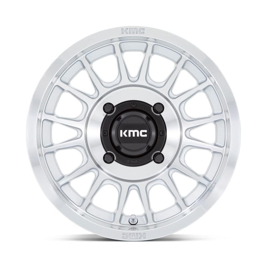 KMC KS138 Powersports 15X7 4X156 SLV-MACH-FC 10MM - KS138SD15704410