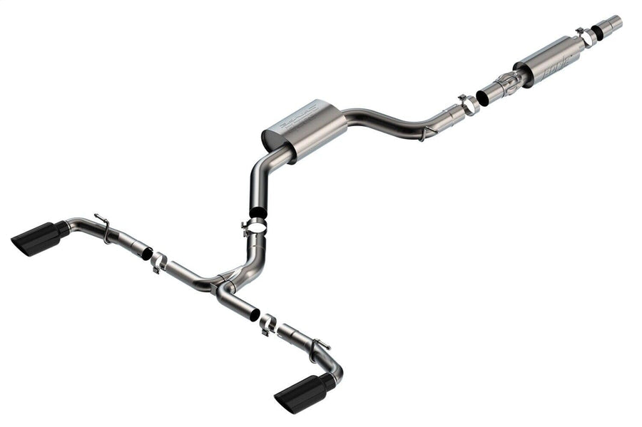 BORLA Cat-Back Performance Exhaust System 140883BC for 2022-2023 Volkswagen GTI MK8 2.0L 4 Cyl. Dual Shift Gearbox Dual Clutch Automatic (DSG)/ Manual Transmission Front Wheel Drive 4 Door Hatchback