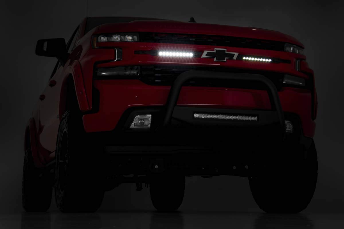 10" Rough Country Black Series LED Grille Kit for 19-22 Silverado 1500-70817