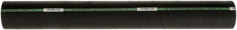 Gates Green Stripe 24264 2-Ply Straight Coolant Hose-3' Length, Inner Diameter 4"