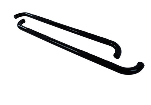 4000 Series Go Rhino SideSteps - Cab Length | Mild Steel, Black | 4045B | Fits 1999-2013 Chevrolet/GMC Silverado/Sierra 1500/2500 Extended Cab; 20-13 Silverado/GMC Sierra 2500HD/3500/3500 HD Ext Cab