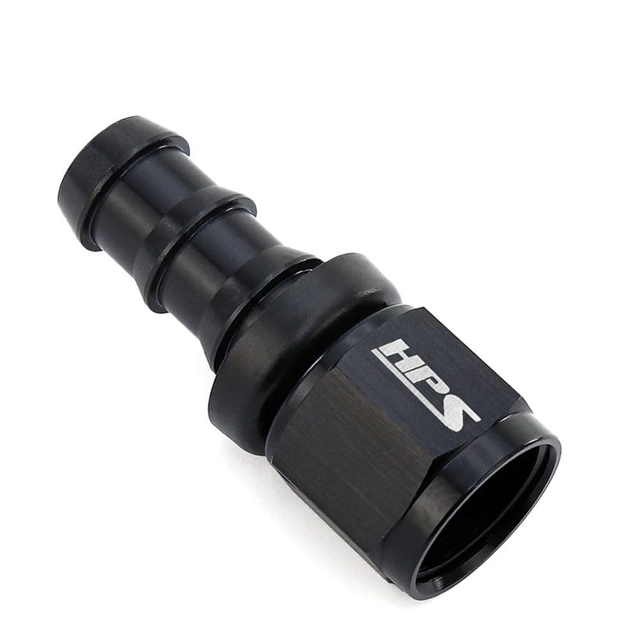 150-0010 HPS Performance -10 Straight Push-On Aluminum AN Hose End