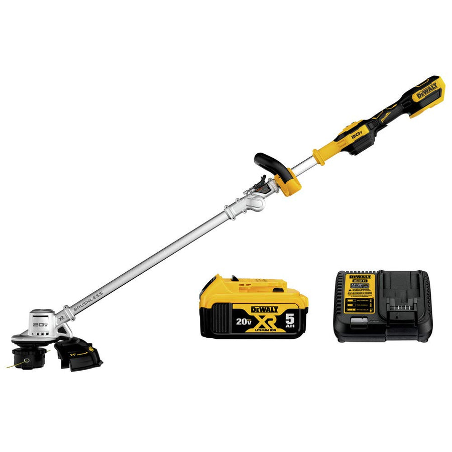 String Trimmer Kit DEWALT 20V MAX*, 5-Ah (DCST922P1)
