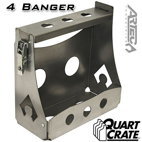 Artec Industries Quart Crate QC0043-GNKQ 4 Banger Aluminum, 1 Pack