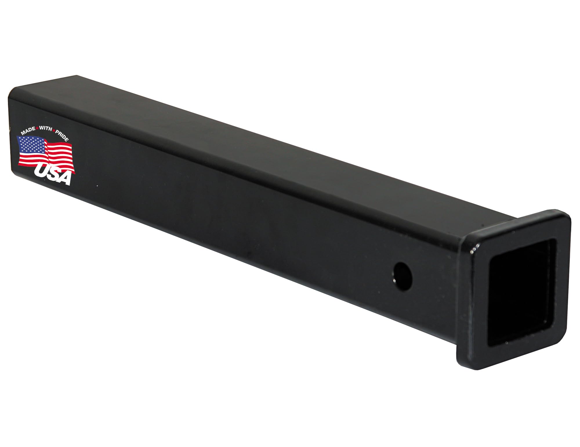RT25818B Buyers Products 2 Inch Black Receiver Tube, 18 Inch Shank