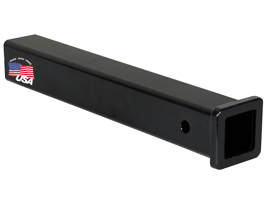 RT25818B Buyers Products 2 Inch Black Receiver Tube, 18 Inch Shank