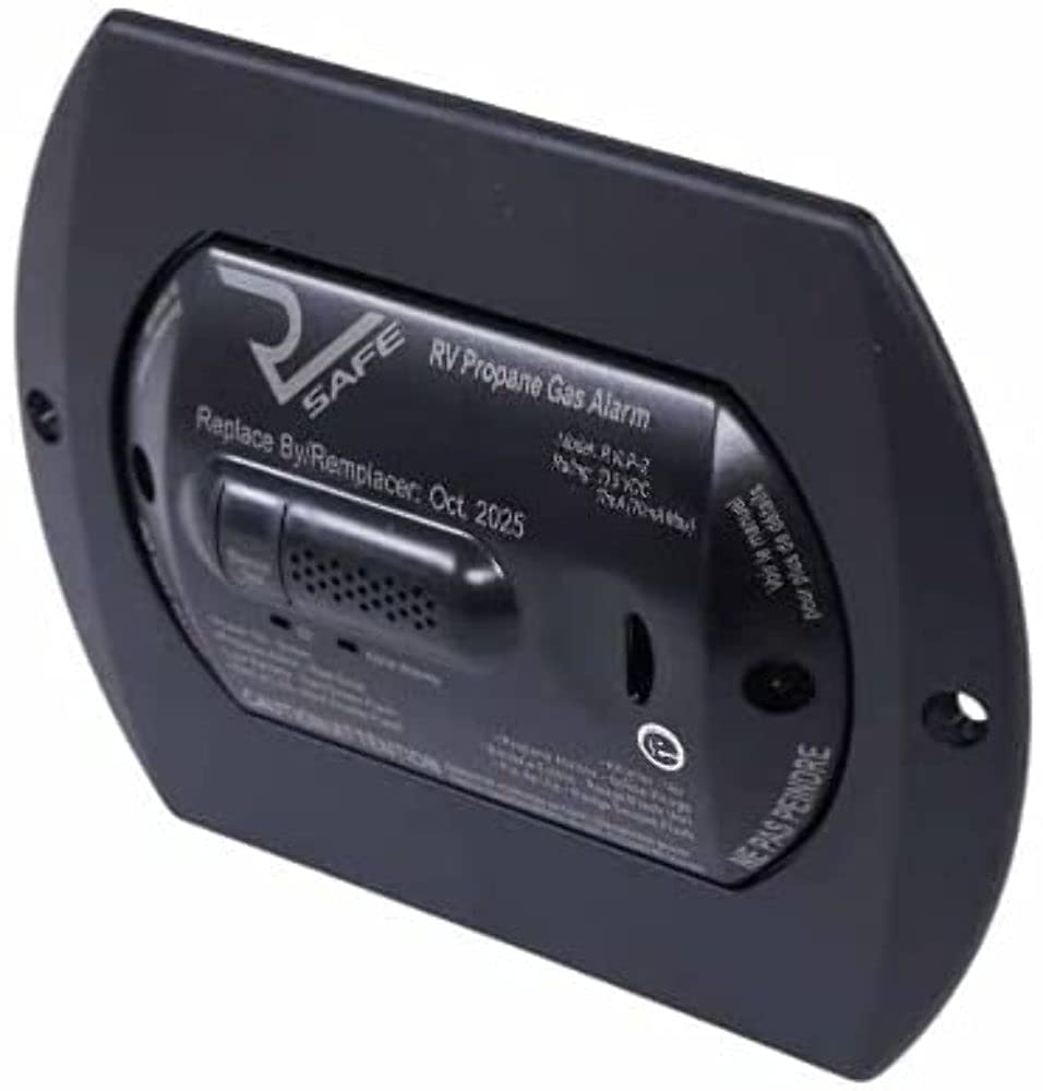 RVLP-2B RV Safe Propane Gas Alarm - 2-Wire, Black