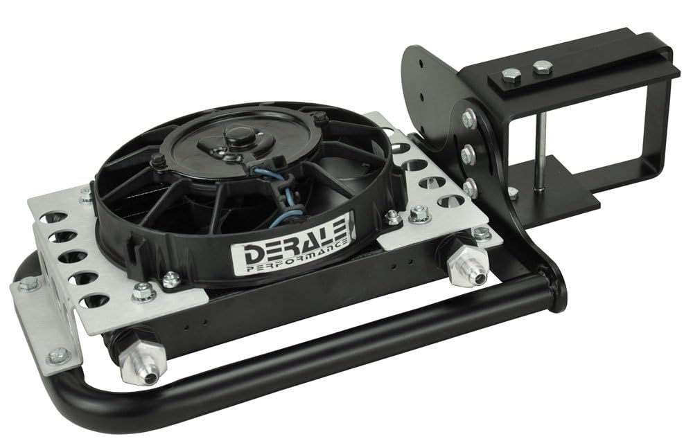 Jeep Wrangler Derale 20561 Direct Fit Automatic Transmission Cooler, Black