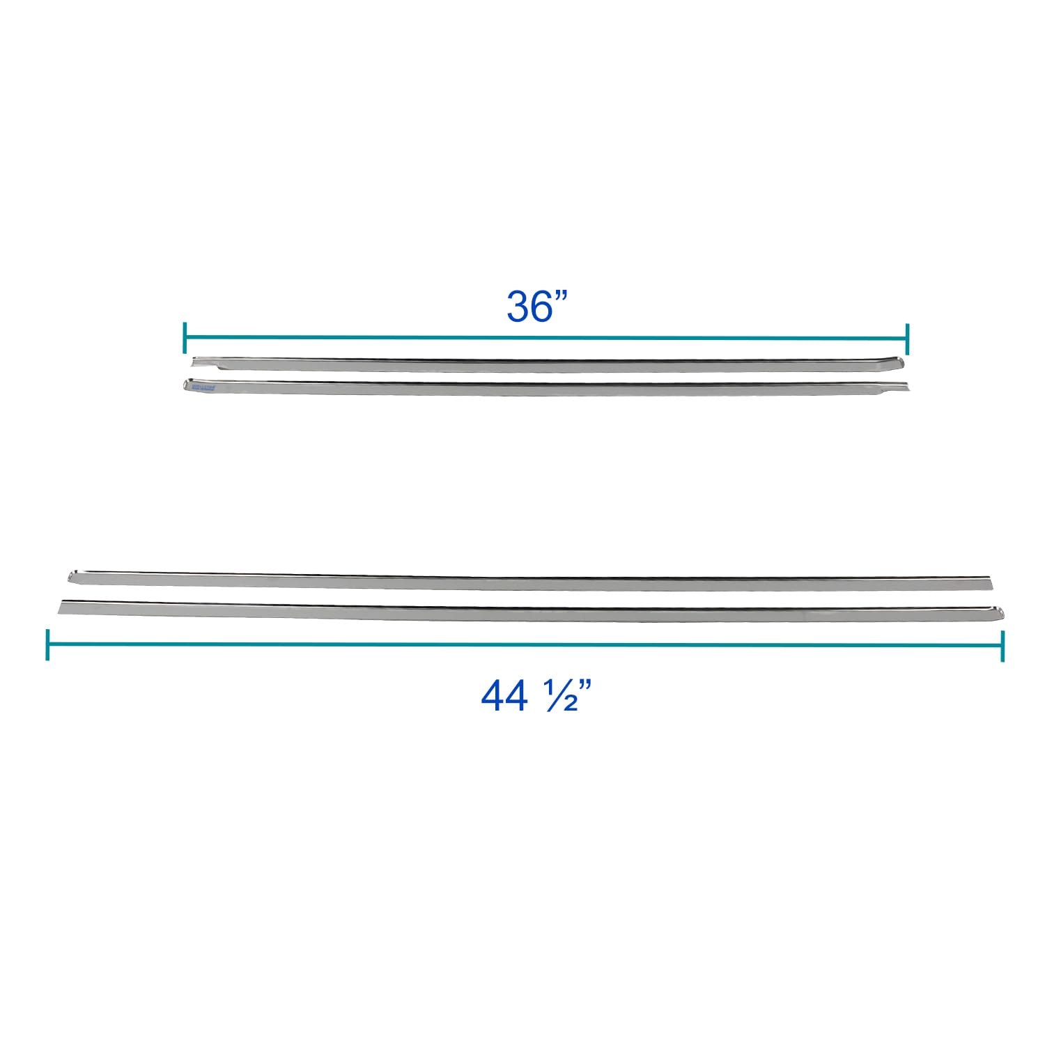 4Pc Spec-D Tuning Body Side Molding Trim Overlay Compatible with Chevy Avalanche Suburban 2007-2009