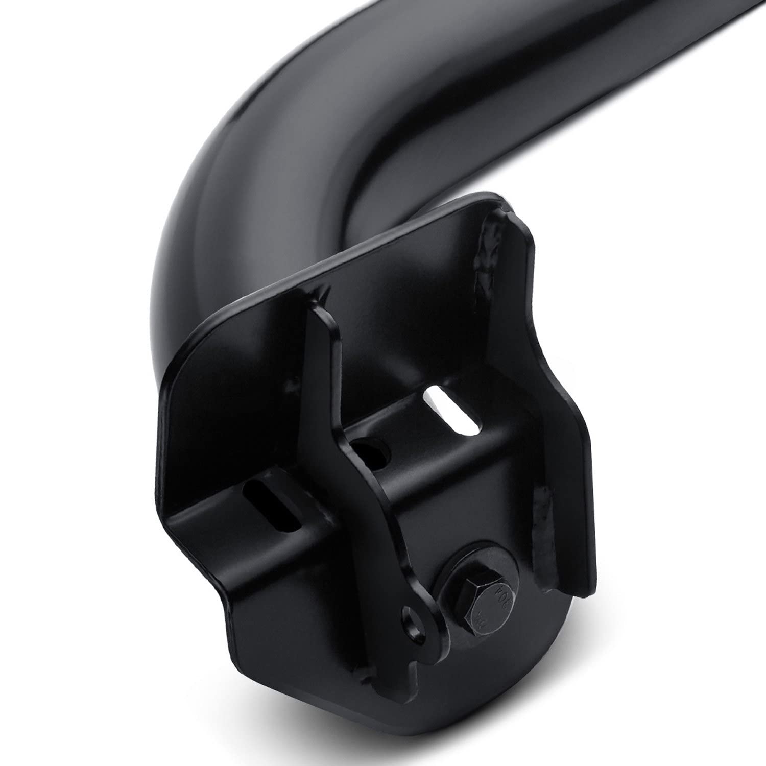 3 in. Round Side Bar Steelcraft 25-33100 Black Stainless Steel 3 in. Round Side Bar