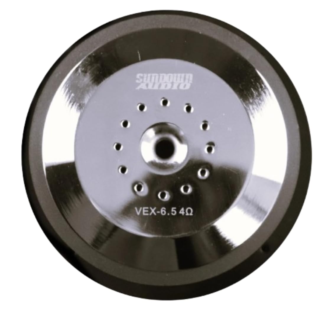 Sundown Audio 300W RMS VEX-6.5" Pro Audio Midrange Speaker - 4-Ohm SVC, Carbon Fiber Cone, Ferrite Motor, High SPL 94 dB, Vented Cast Frame, Mid-Bass Optimized Car Audio