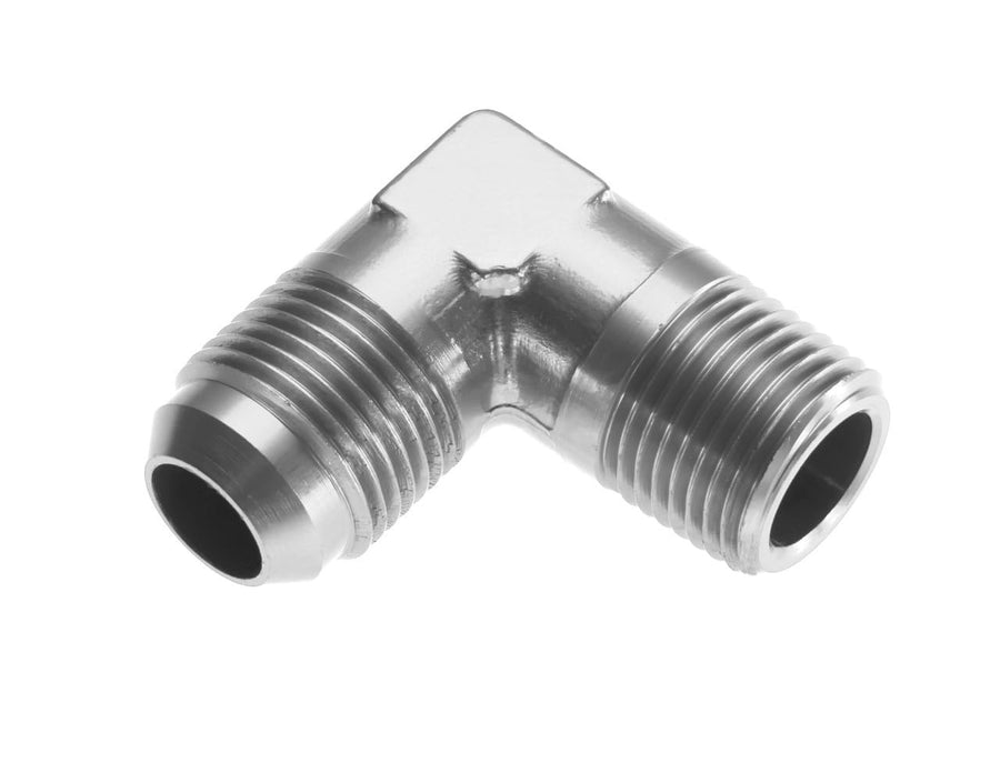 Red Horse Performance 822-08-06-5 90 Degree Male Adapter To -06 (3/8") NPT Male - Clear