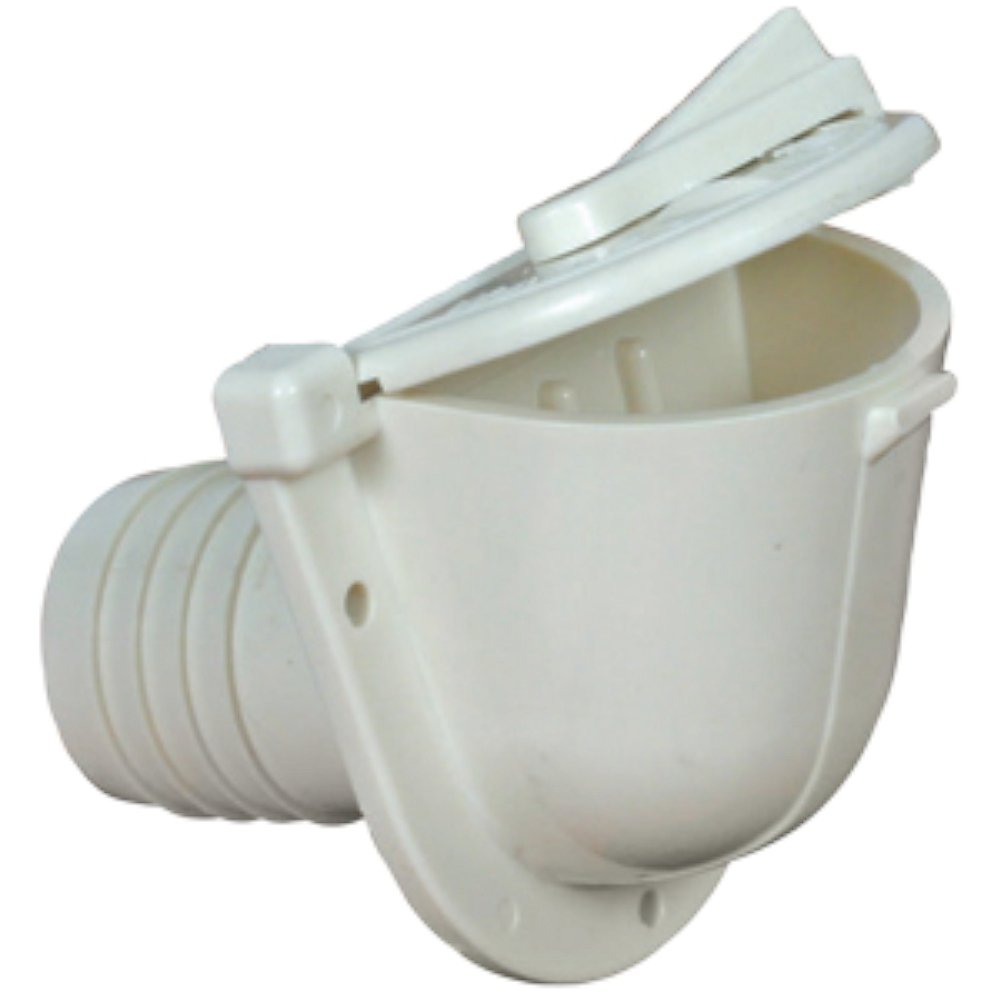 Flush Mount Camco Fill Spout | Mounts Flush with RV Side | (37002)