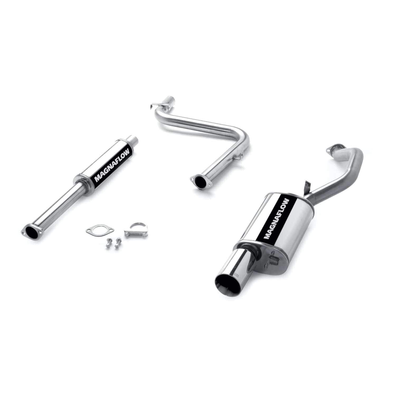 Performance MagnaFlow Exhaust System 15744: Cat-Back, Street Series, Compatible with 2001-2005 Mitsubishi Eclipse