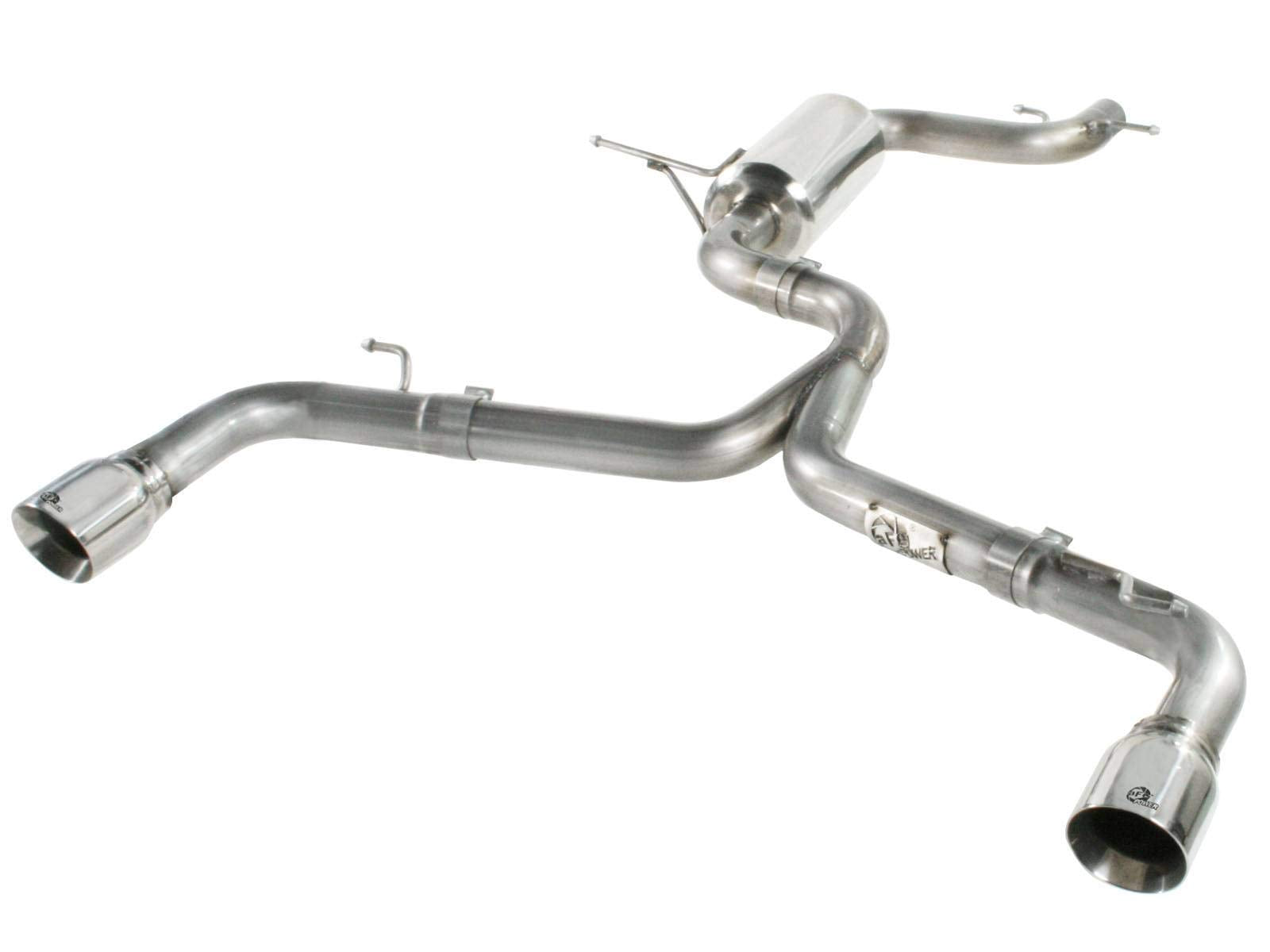 Cat-Back Exhaust System aFe 49-36407 with Polished Tip for VW Beetle