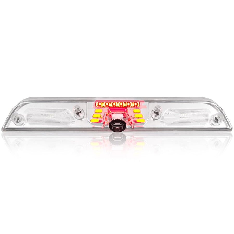 RECON 15-25 F150, 17-23 Super Duty (F250, F350, F450, F550), 19-25 Ranger Ultra Bright Premium 3rd Brake Light - Fits Models with Cargo Bed Camera - CREE XML LEDs - Clear Lens
