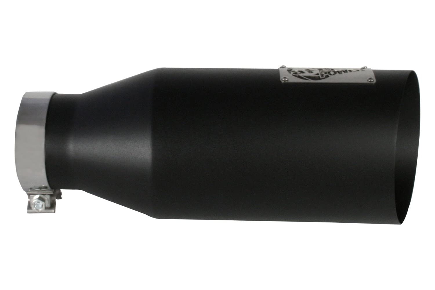 MACH Force-Xp aFe Power 409 Stainless Steel Clamp-on Exhaust Tip Black 49T40701-B18