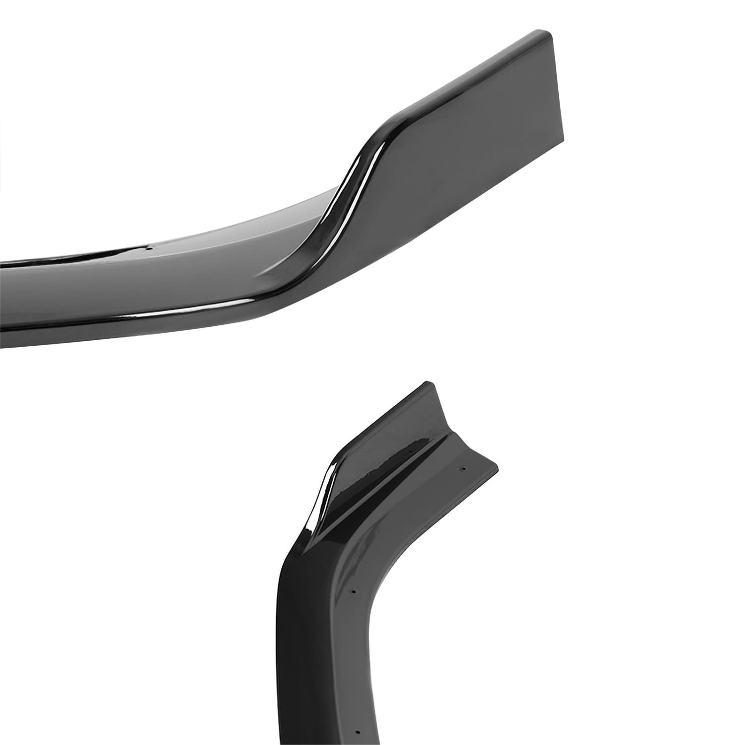 Glossy Black Spec-D Tuning Front Bumper Lip Spoiler 3PC Compatible with 2019-2020 Nissan Altima 4-Door