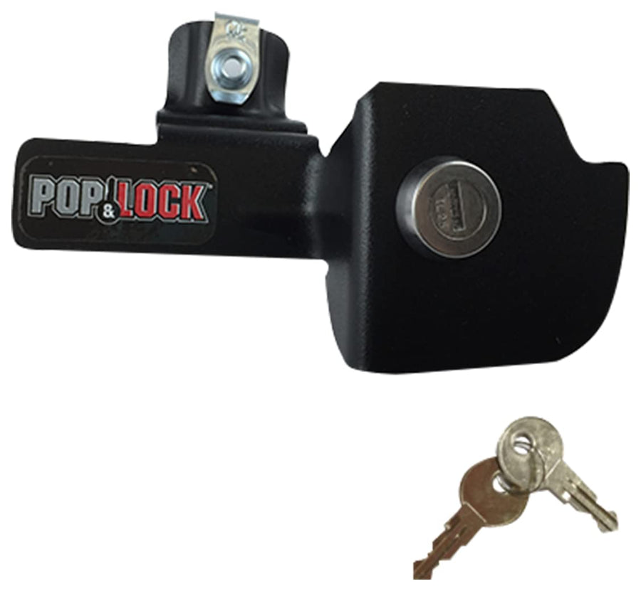 Manual Tailgate Lock – Pop & Lock for Chevy Silverado and GMC Sierra, Fits 1999 to 2007 Models (Black, PL1100)