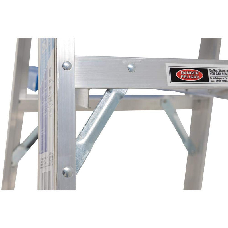 6 Feet Werner stepladders, Blue,Gold 366