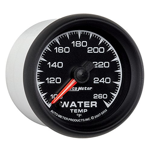 Auto Meter 5955 2-1/16" -100 260 F Full Sweep Electric Water Temperature Gauge ES