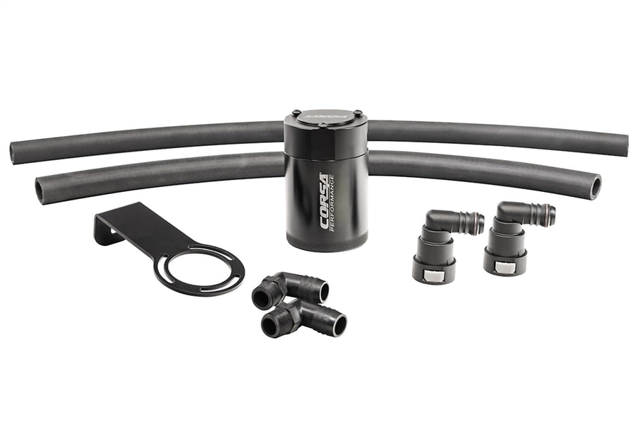 21-22 Dodge Ram TRX Crew Cab Corsa Aluminum Oil Catch Can w/Mounting Bracket (CC0008)