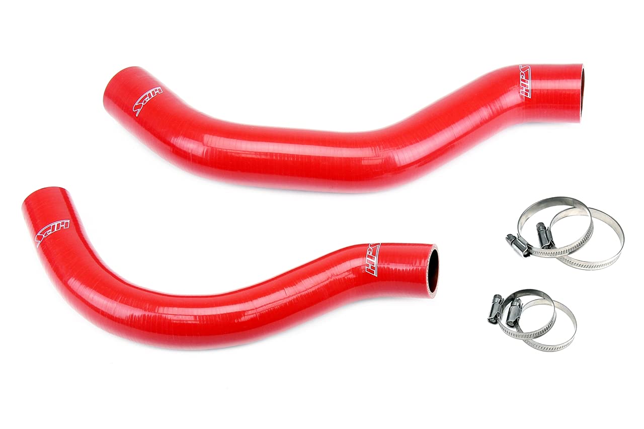 3-ply Reinforced Silicone Radiator Coolant Hose Kit HPS 57-2001-RED