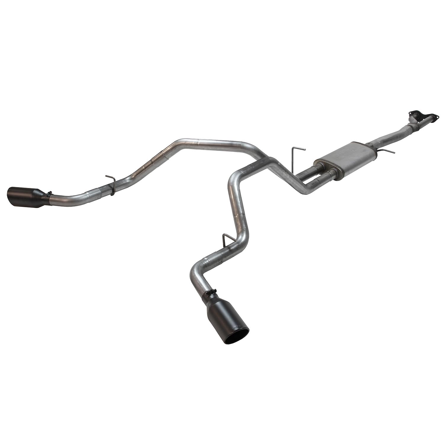 Flowmaster FlowFX 717923 Cat-Back Exhaust Kit 3 to 2.5 Inch 409 Stainless Steel 4.5 Inch Black Ceramic Coated Tips Compatible with 1996-1999 Chevy Silverado GMC Sierra 1500 5.7L Extended Cab Short Bed