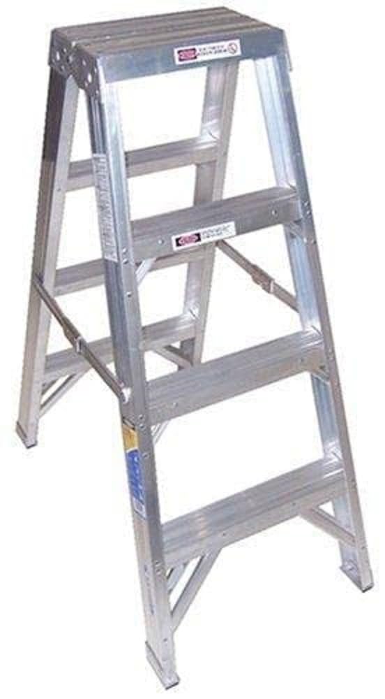 Aluminum Multi-Use Twin Stepladder Werner T404, 4-Foot 375-Pound Duty Rating