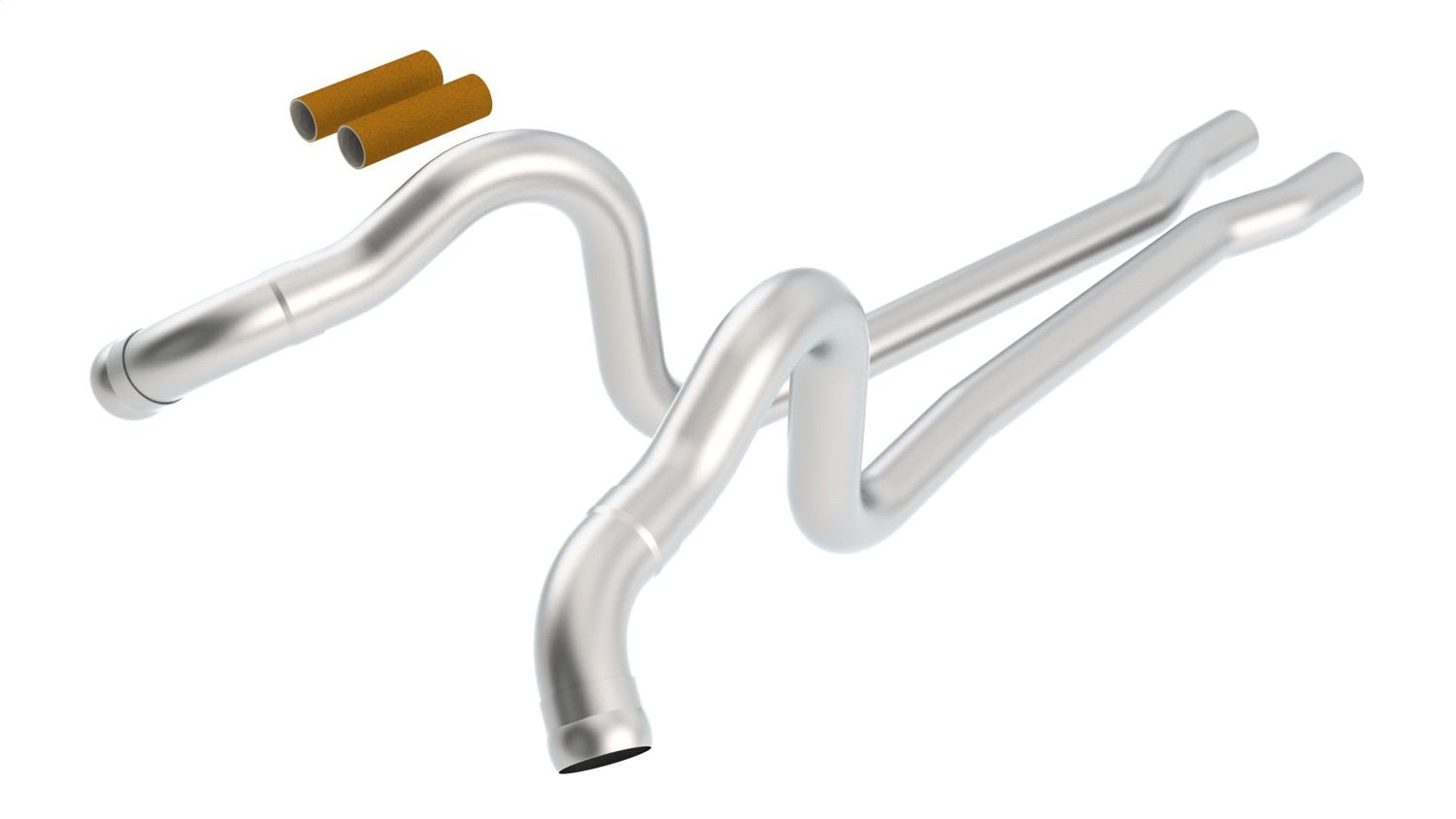 BORLA Performance Exhaust 60521 Over Axle Pipes 2011-2014 Ford Mustang GT 5.0L V8/ Shelby GT500 5.4L V8 Automatic/Manual Transmission