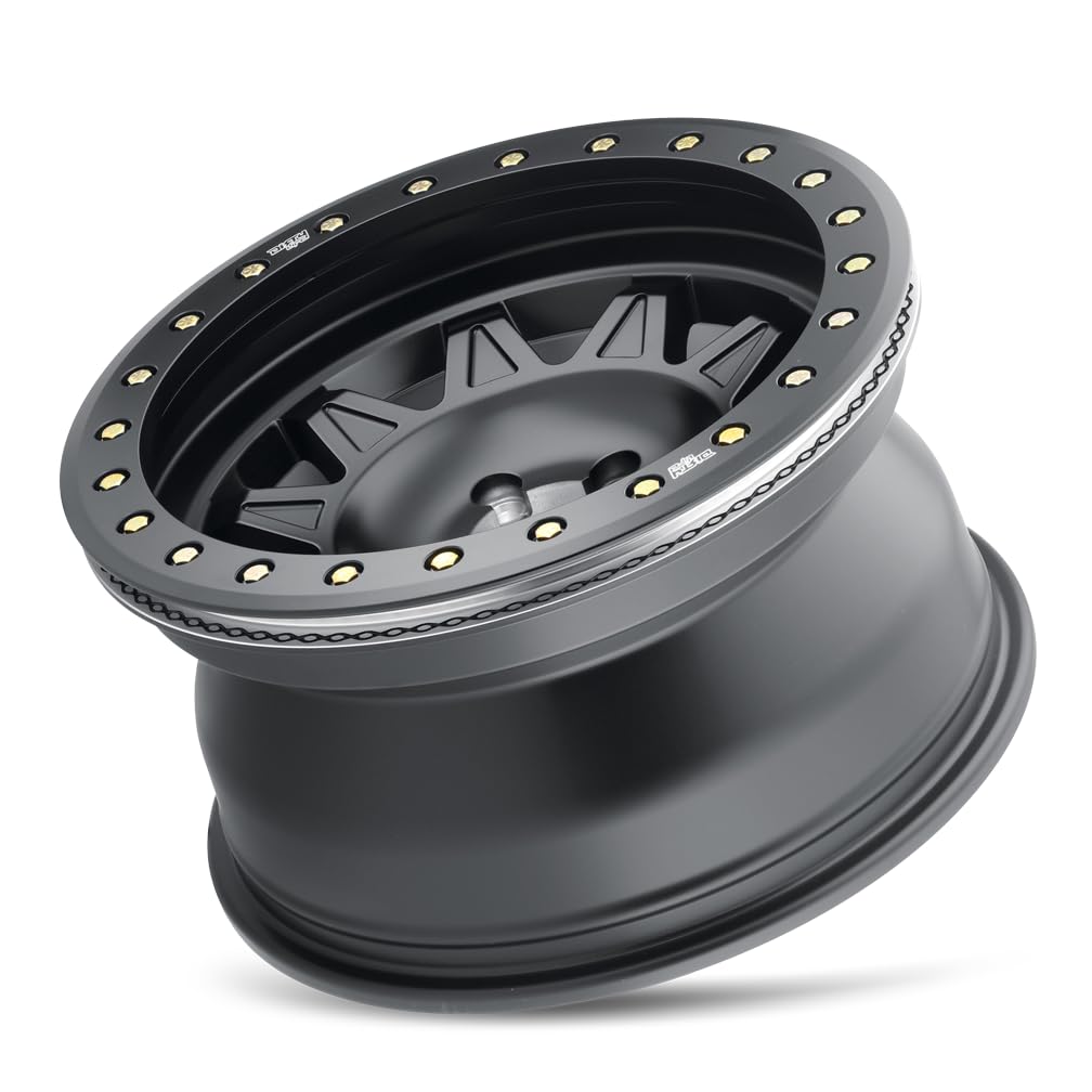 DIRTY LIFE Matte Black ROADKILLRACE 17X9 Blank -14MM 71.5MM