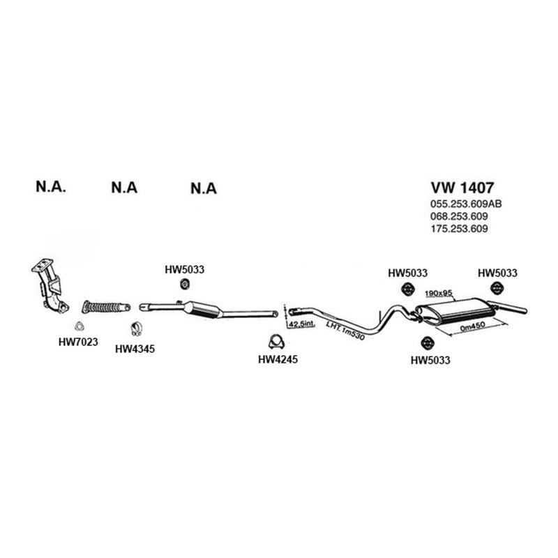 Hw5033 Ap Exhaust Products Mount - Rubber