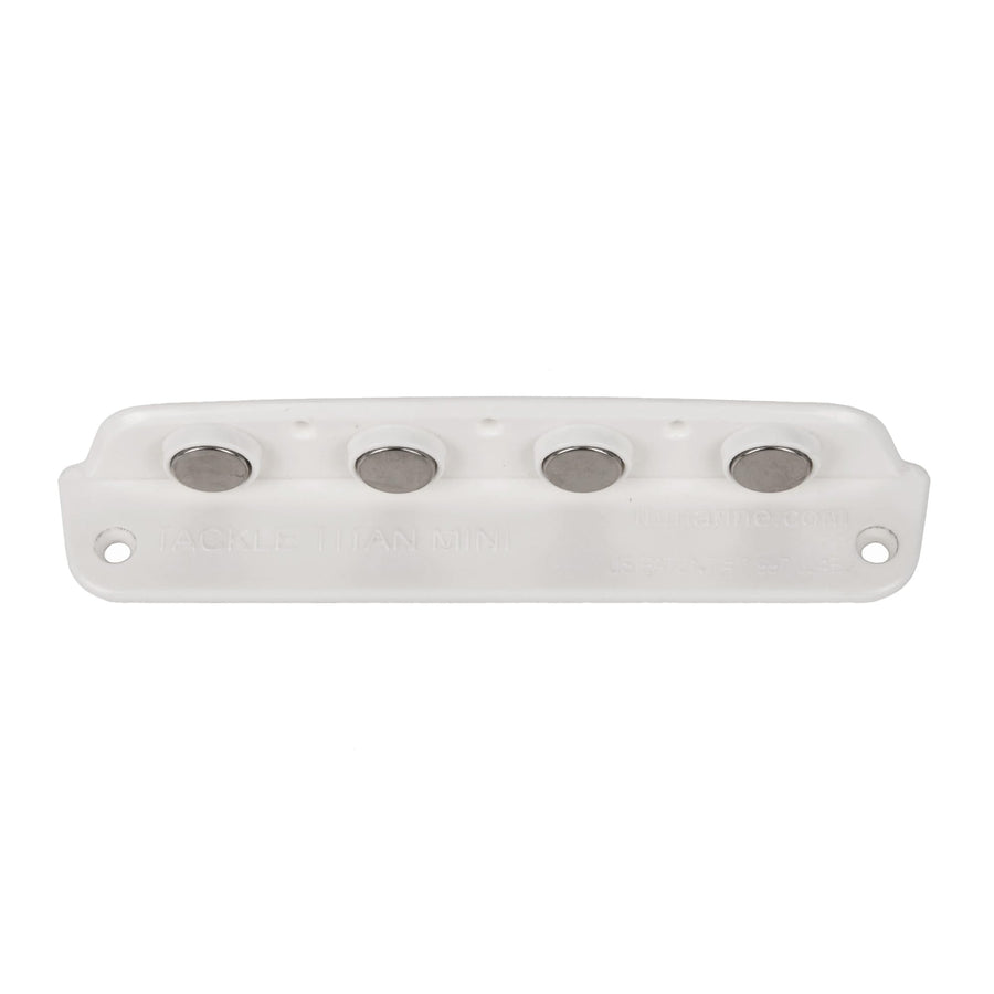 T-H Marine Mini Tackle Titan | Magnetic Lure Holder & Tackle Organizer | Extra Strong Magnets Keep Lures and Tools Within Reach - White
