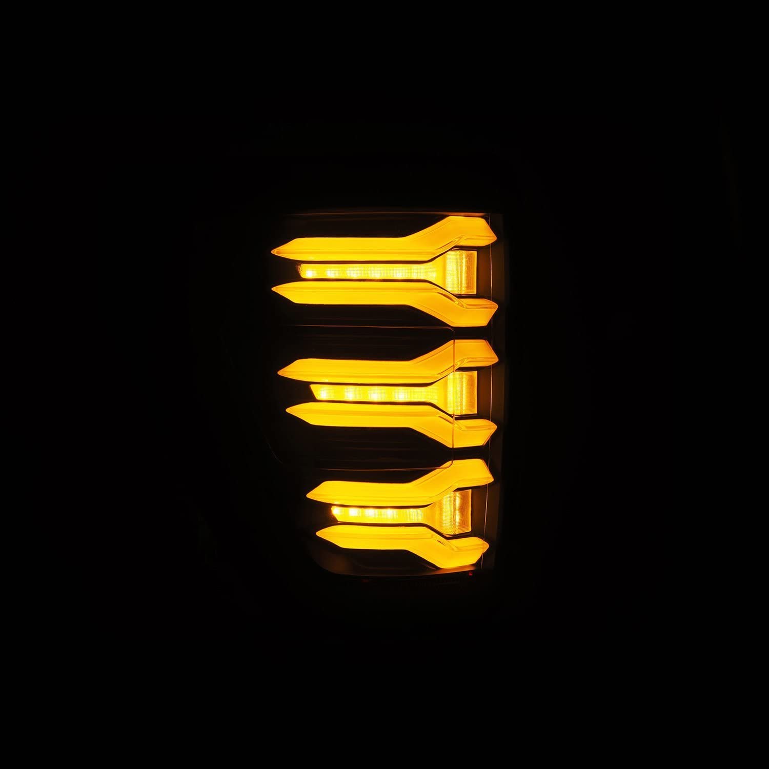 LUXX-Series Alpharex Black/Smoke Sequential Fiber Optic LED Tail Lights