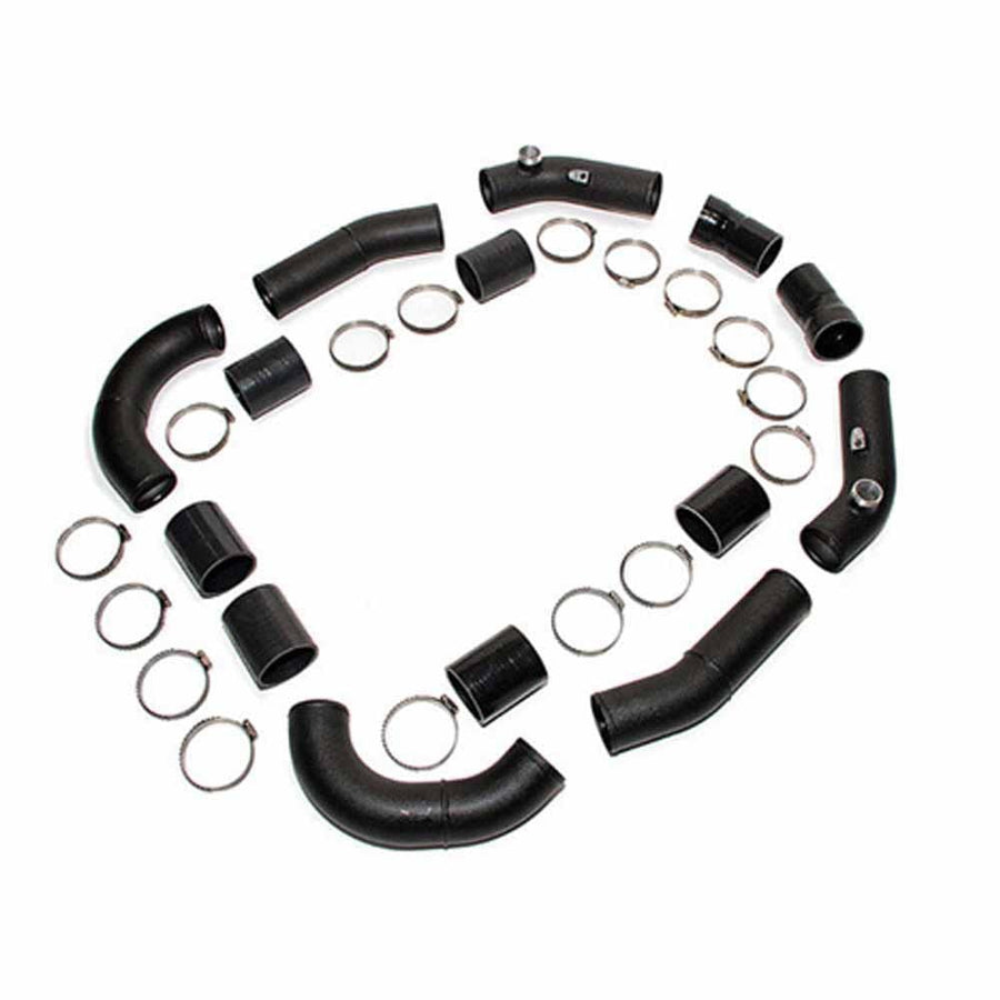 Upper ALPHA Intercooler Pipe For Speed Density Only - For Use With ALPHA Intercooler and With A TiAL Bov Flange/For Carbon Manifold