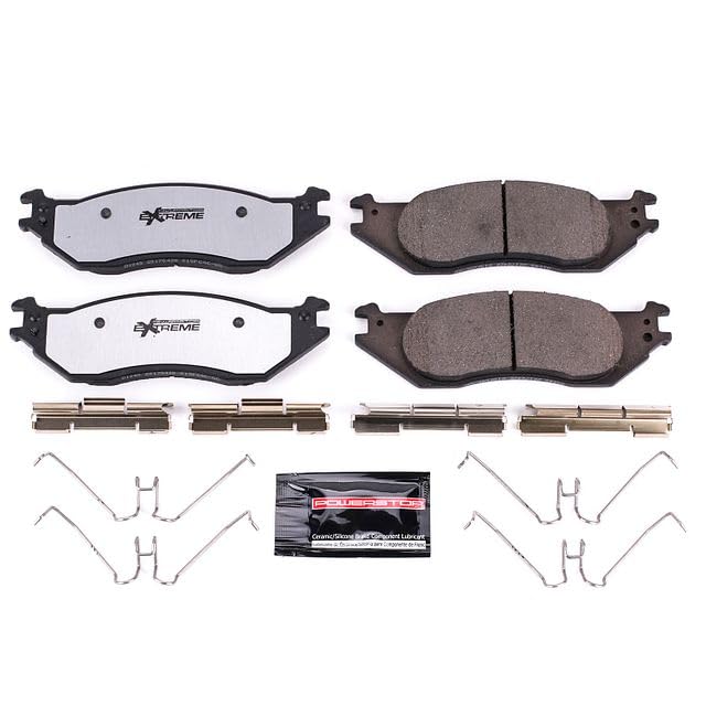 Power Stop Z36 Truck and Tow Z36-1045 Brake Pads For Ford E-150 2004-2006, Ford E-150 Club Wagon 2004-2005 [Model Specific]