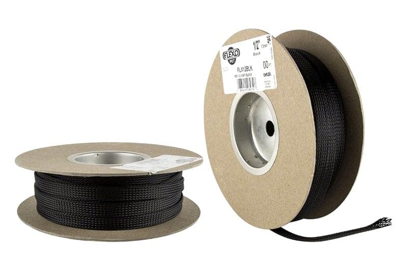 1/2In Install Bay Expandable Sleeving Black - 100 Feet