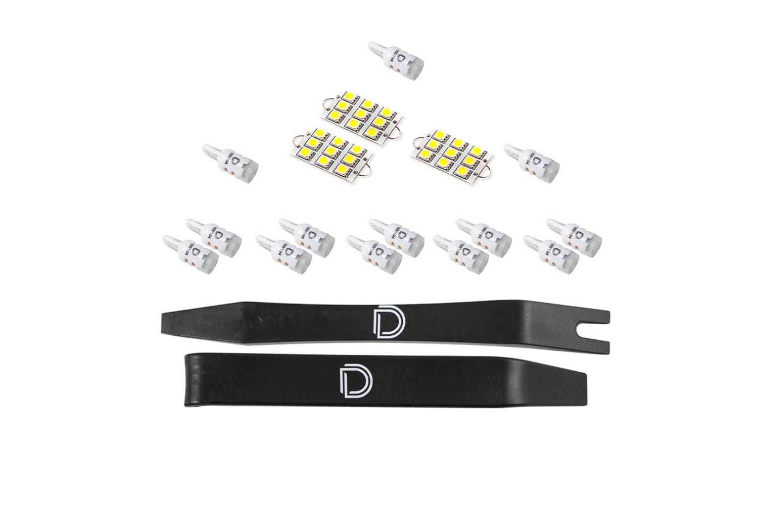 Diode Dynamics interior bulb pack LED compatible with Chevrolet Impala 2006-2012, Stage 1