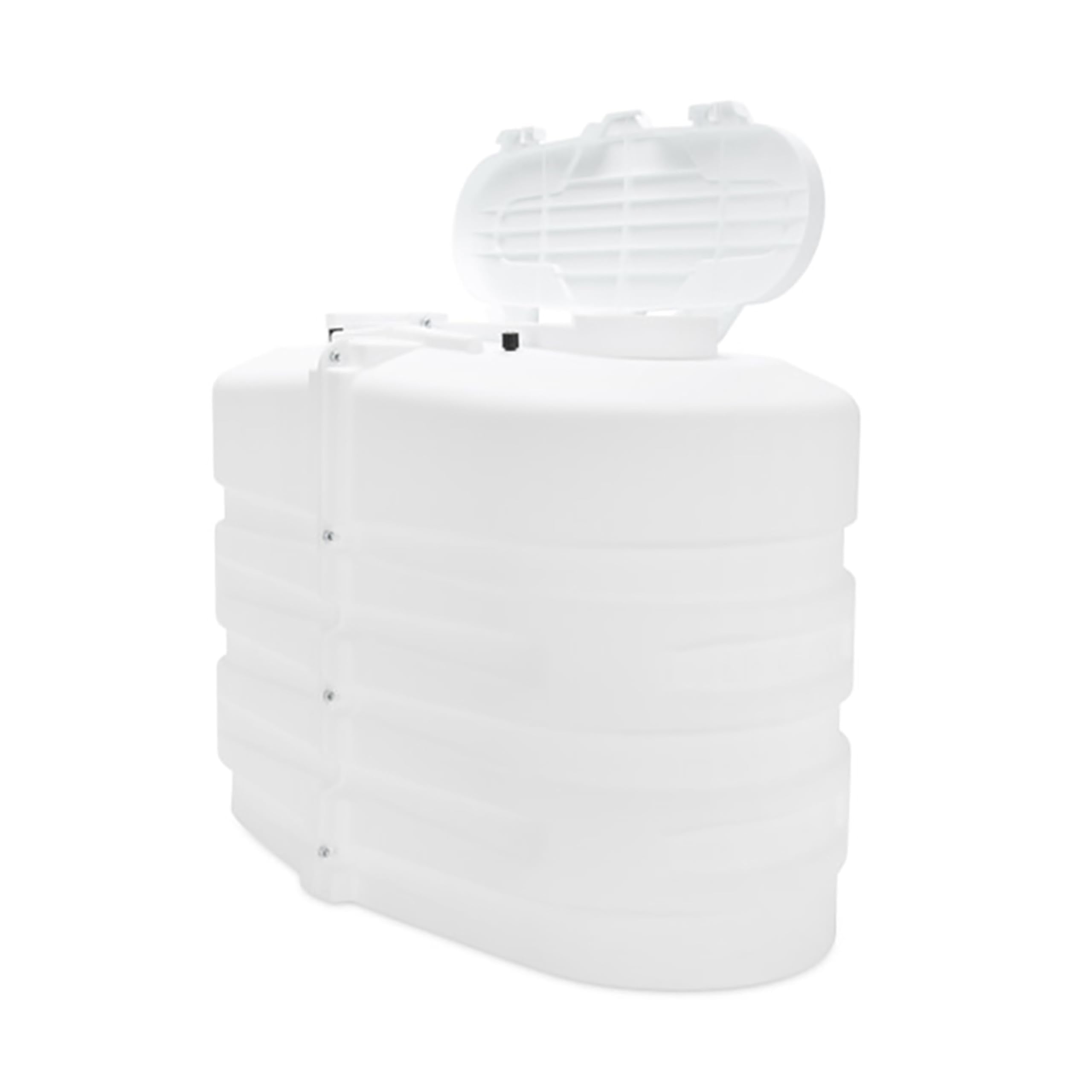 Double RV Propane Tank Cover Camco 50503 - 20 lb., White