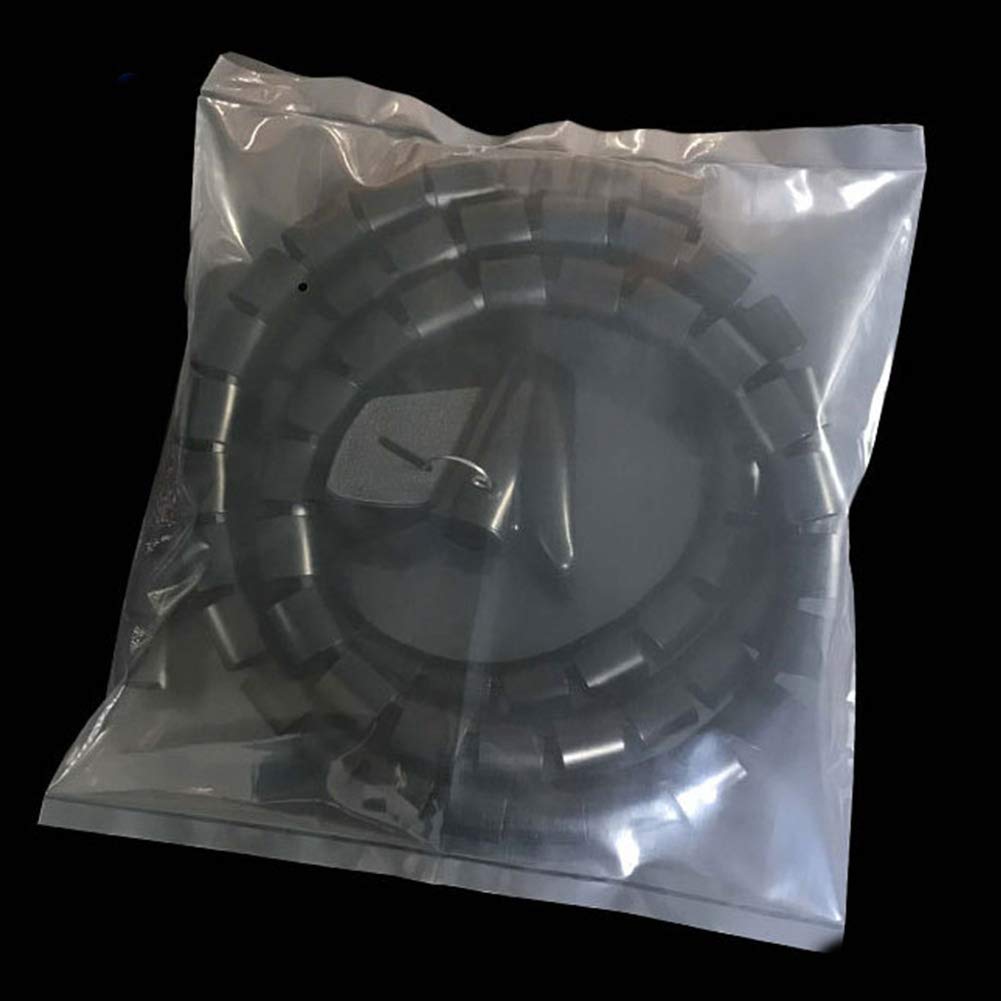 2m PE Cable Tidy Sleeves ompait,Cable Management Wire Tidy Cable Cover Flexible Tidy Protector for TV Computer,Home and Office Rope Organizer