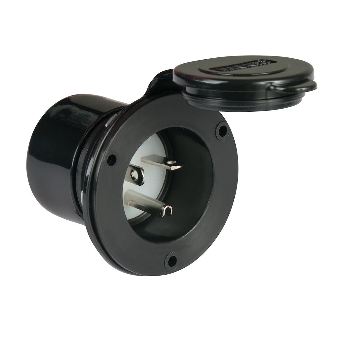 NAVICO LOGISTICS EUROPE BV 2024-Marinco Other Bass Boat Inlet Front MNT 20A 125V DMA-197, Multicoloured, One Size