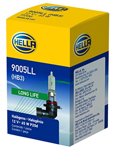 Long Life HELLA 9005LL Bulb, 12V, 65W