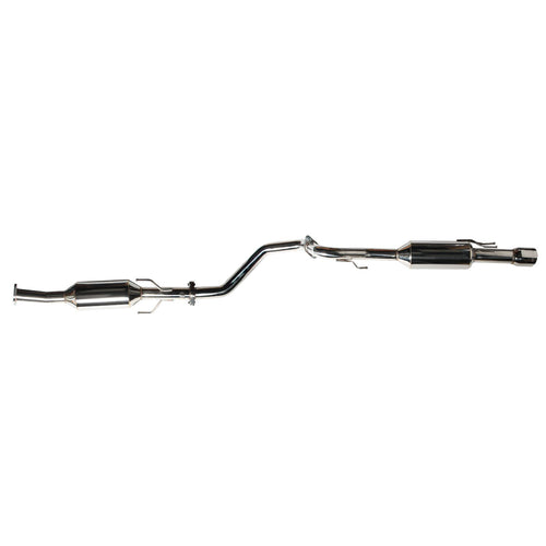 Single Canister DC Sports Polished Stainless Steel Cat-Back Exhaust System