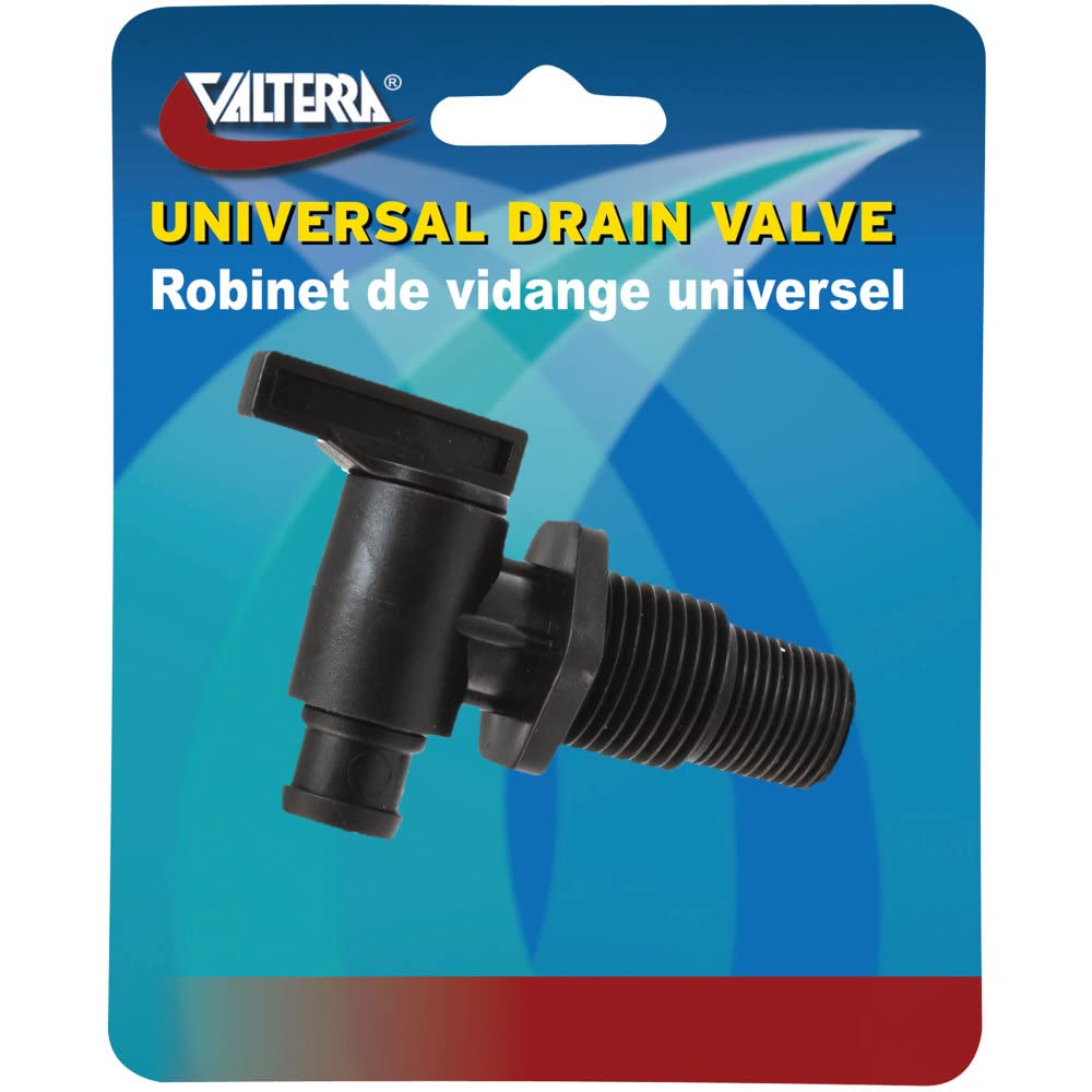 Universal Drain Valve VALTERRA LLC A012026BKV, 3/
