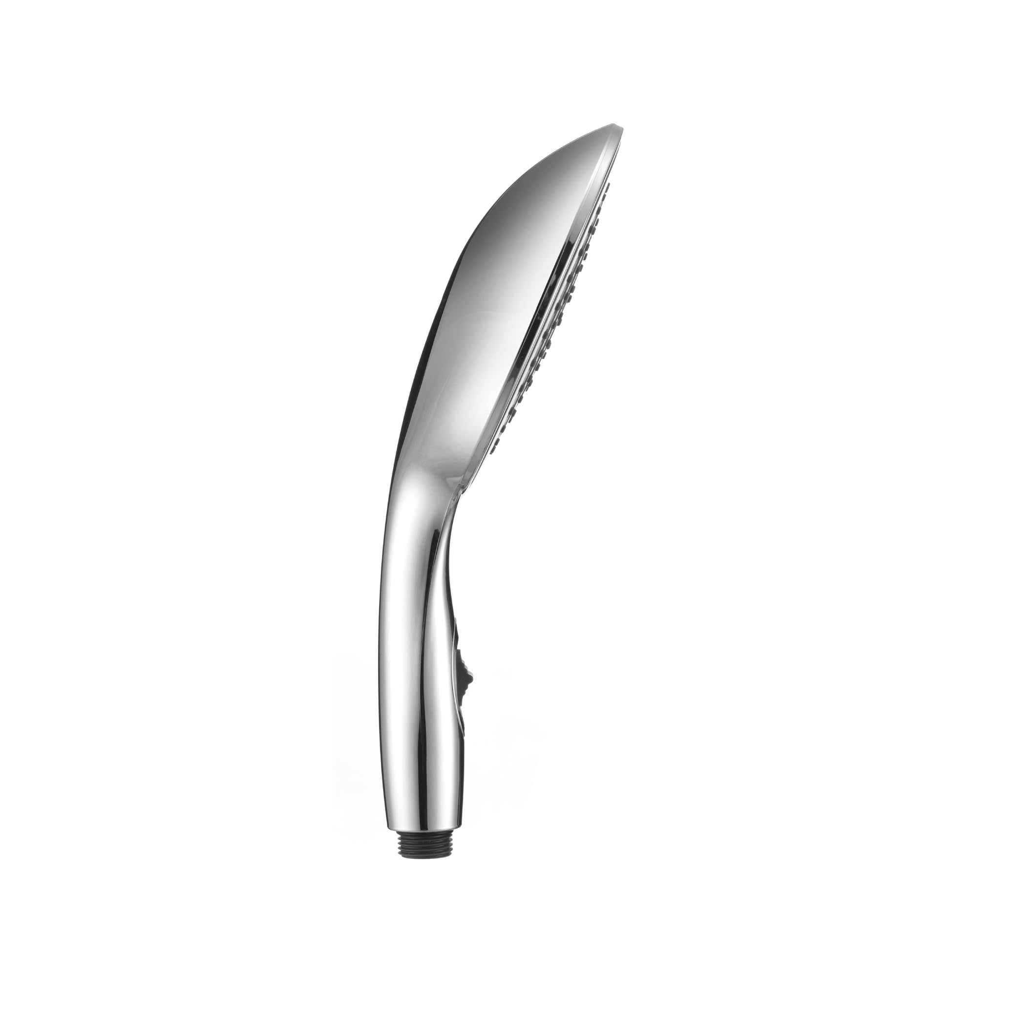 Luxury Dura Faucet (DF-SA434-CP) 6” Rain Shower Wand for RVs – Chrome, Single Function Handheld Shower Head with Eco-Friendly On/Off Switch, Lightweight, Lead-Free, Easy Install, 2.5 GPM