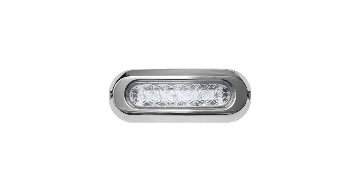 Race Sport Lighting HydroBLAST MSUWUS30RGB Ultra Slim 1-POD Underwater 30-Watt LED Lighting System - Marine 316 Stainless Steel - RGB Multi-Color
